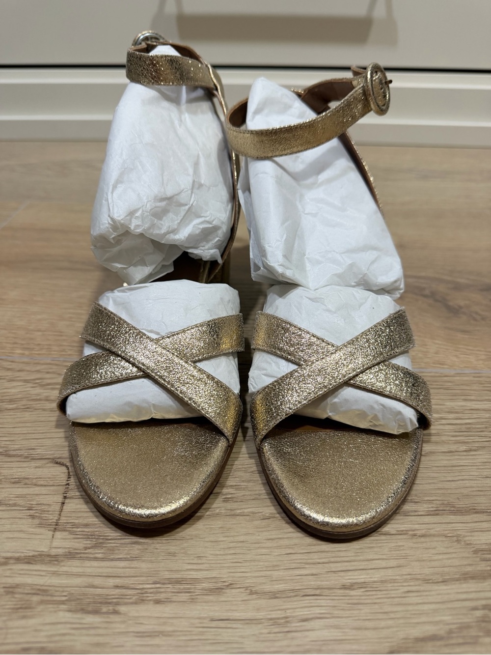 Margaux Gold Kids Sandals
